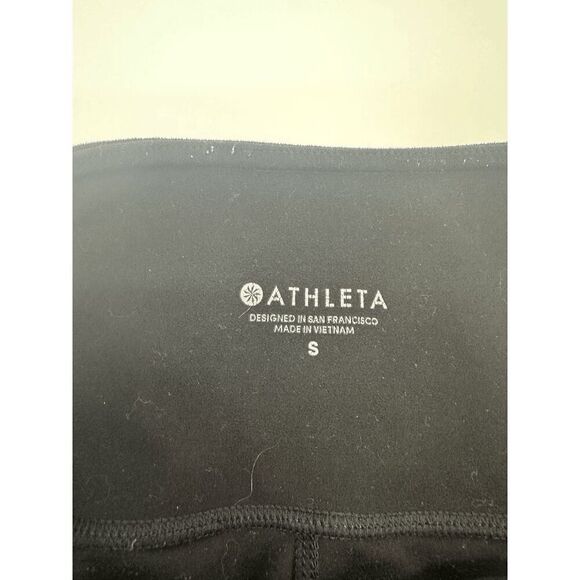 Athleta Leggings for Women Capri Sz S Elastic Waist Band Mid Rise Sheer Features - Picture 6 of 8